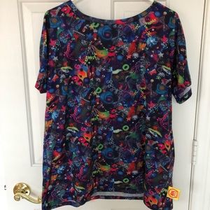 6% DOKIDOKI Neon Spectrum T-shirt Kawaii Cyber Pop